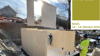 Holz Basel 2025 - Timbase am Stand vom Timber Startup Inkubator